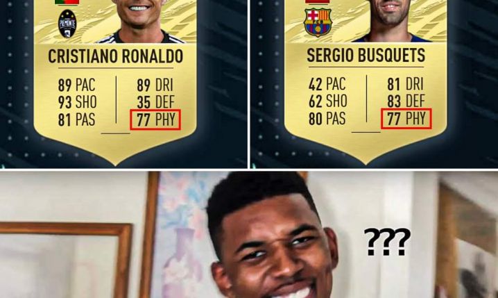 FIZYCZNOŚĆ na kartach Cristiano Ronaldo i Busquetsa w FIFA 21